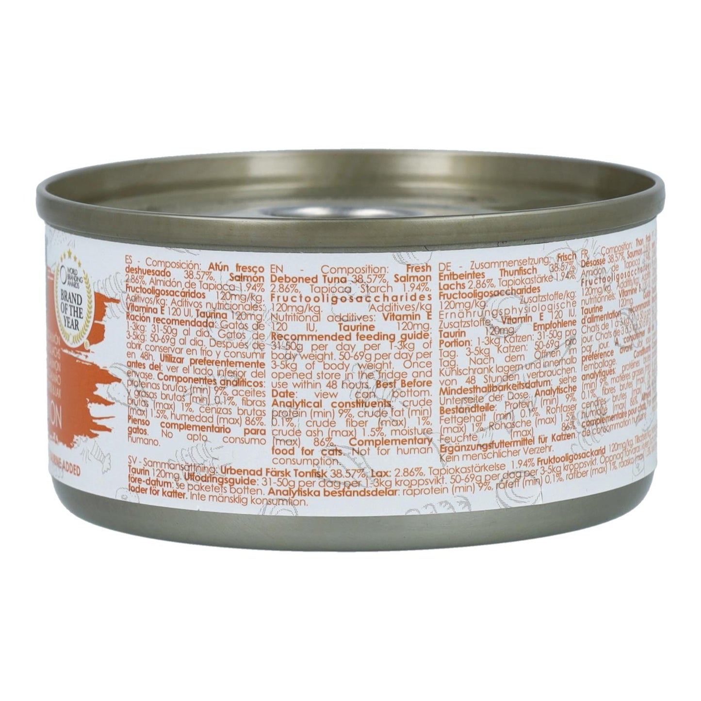 24er-Pack Kit Cat Dose Gravy – Thunfisch & Lachs 70 g Nassfutter für Katzen in Soße