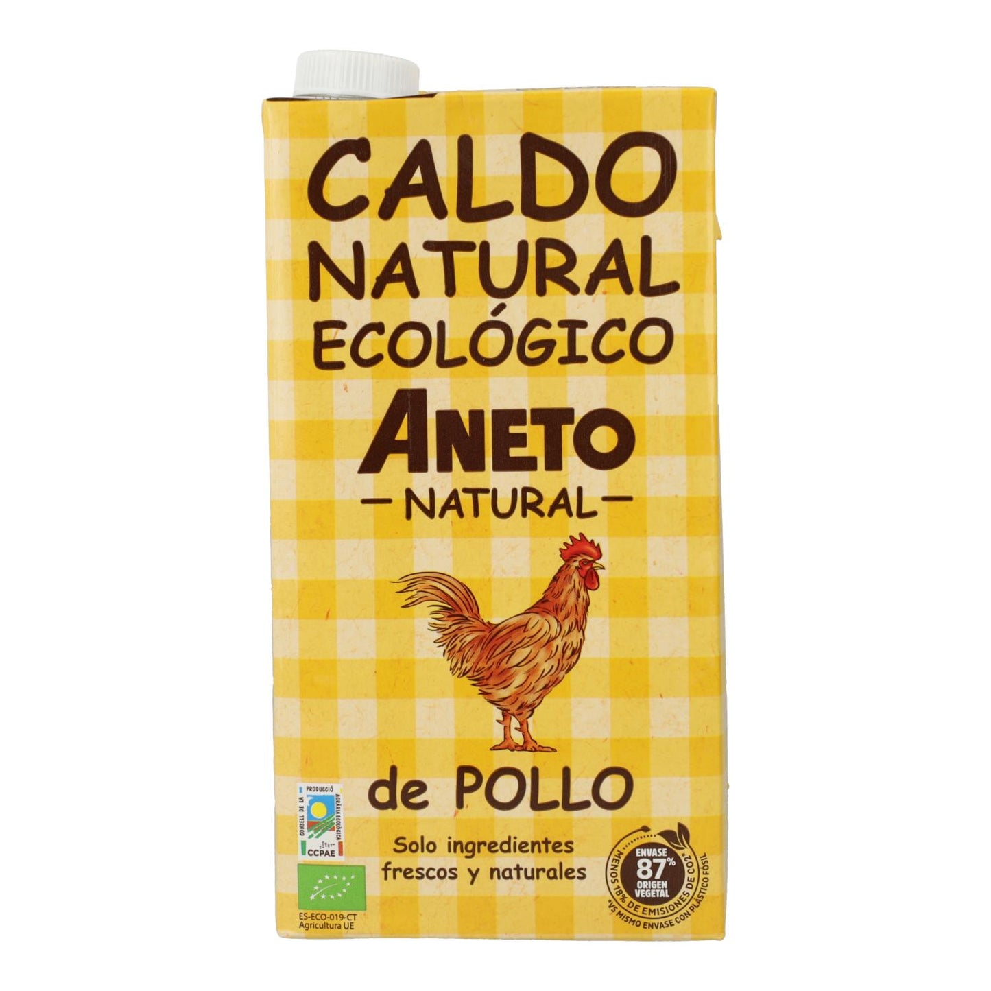 Pack 6x Bouillon de poulet Bio Aneto 1L