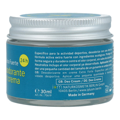 Déodorant crème Extra Fort i+m Naturkosmetik 30 ml