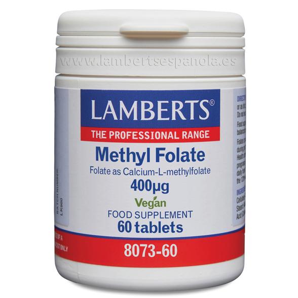 Méthylfolate 400 µg  Lamberts 60 comprimés