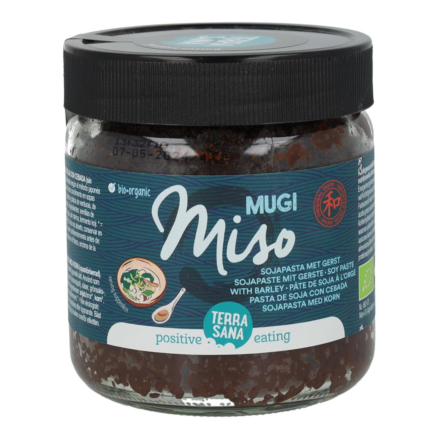 Mugi miso non pastorizzato BIO. Terrasana, 350 g