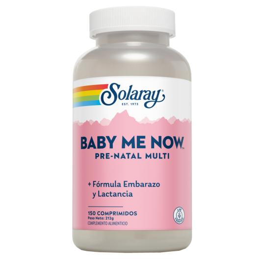 Baby me Now Prenatal Solaray, 150 cápsulas