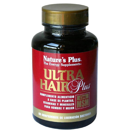 Ultra Hair Plus avec MSM Nature's Plus, 60 comprimés