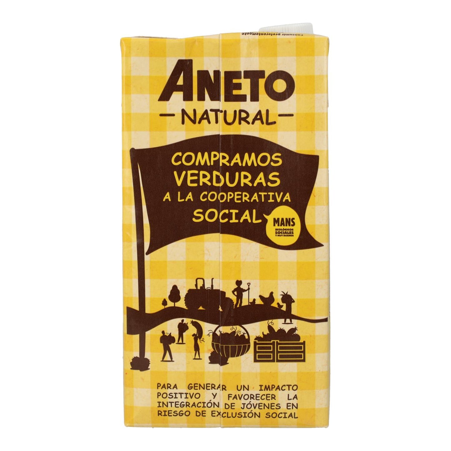 Pack 6x Bouillon de poulet Bio Aneto 1L