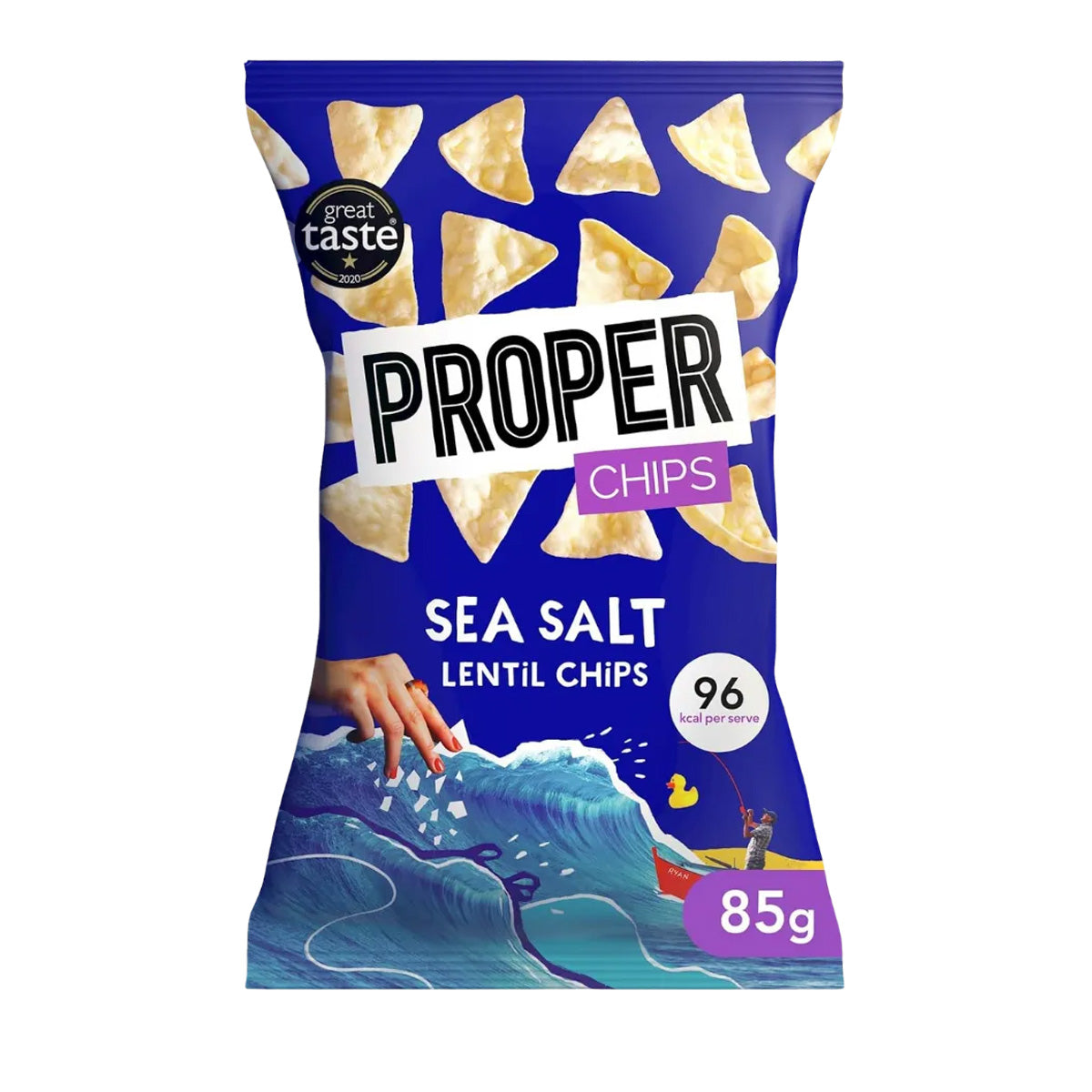 Nachos di lenticchie con sale marino Proper 85 g