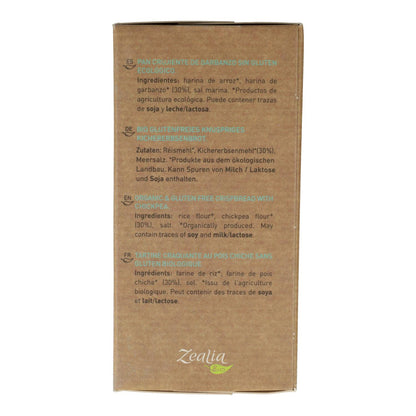 Glutenfreie Bio-Kichererbsen-Cracker Zealia 120 g