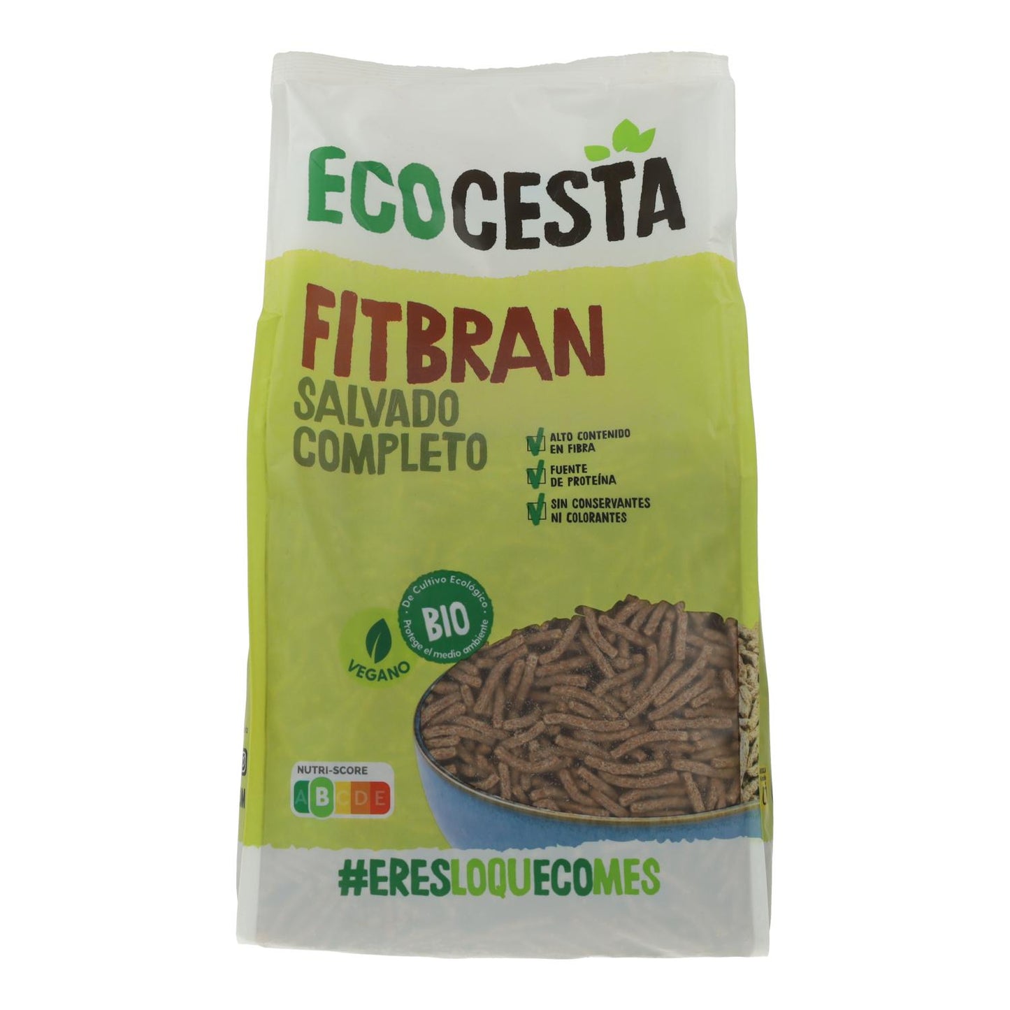 FitBran Salvado Completo Bio Ecocesta 450 gr