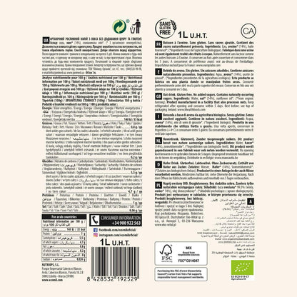 Glutenfreies Bio-Hafergetränk Ecomil 1 l