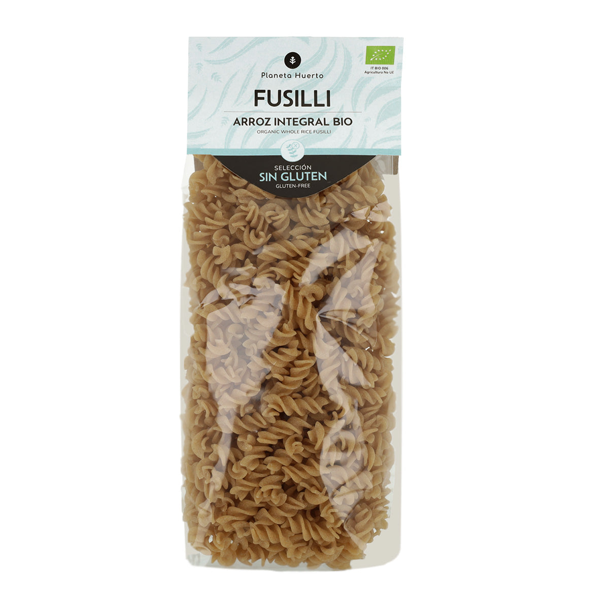 Spirali di riso integrale ECO senza glutine Planeta Huerto 500 g