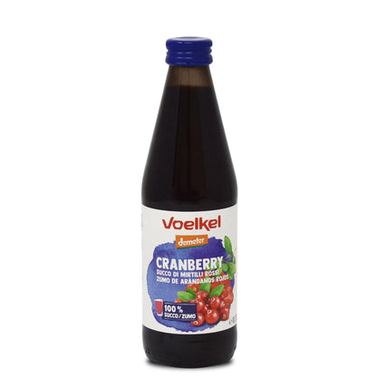 Succo di mirtilli rossi puro Demeter Voelkel 330 ml