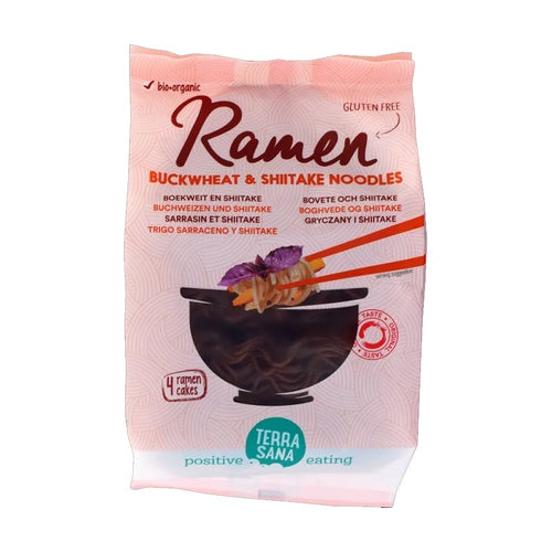 Ramen z pszenicy gryczanej i grzybów Shiitake Terrasana 280 g