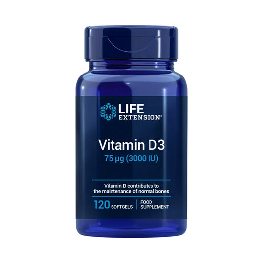 Vitamine D3 3.000 IE, Life Extension 120 capsules