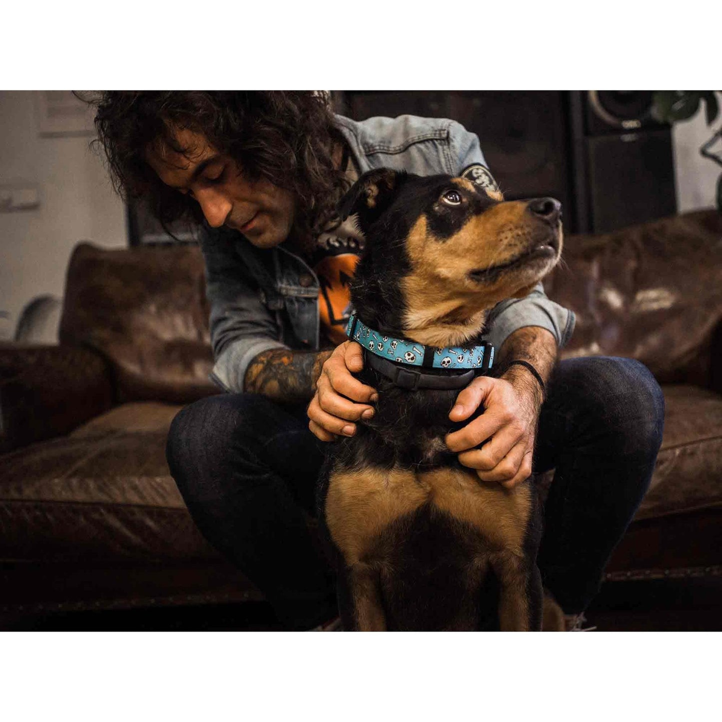 Obroża dla psa SKULLS Dukier XS