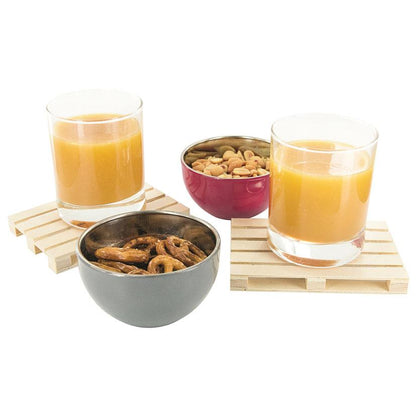Sottobicchieri in legno da pallet 4 unità