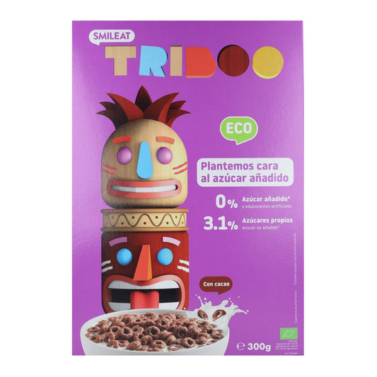 Biologische ontbijtgranen met chocoladesmaak 300 g, Triboo