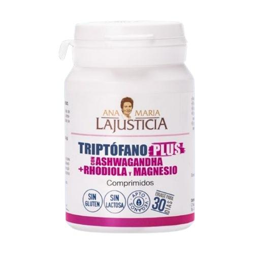Tryptophane plus avec ashwagandha + rhodiola et magnésium Ana María LaJusticia 60 comprimés
