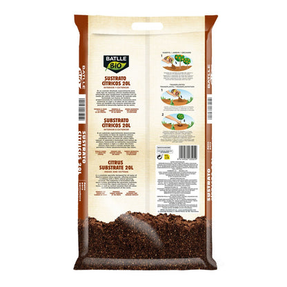 Sustrato Cítricos ecológico Batlle Bio 20 L