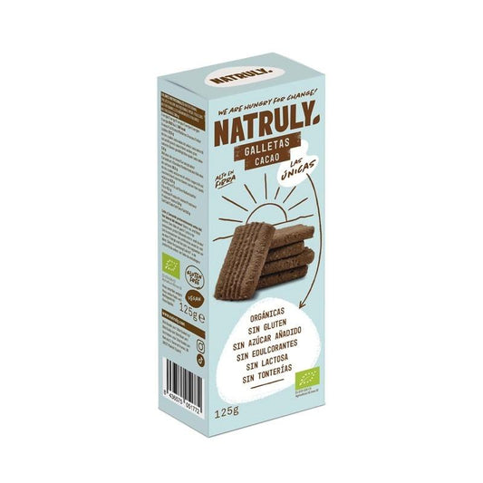 Kekse mit Kakaogeschmack BIO Natruly 125 g