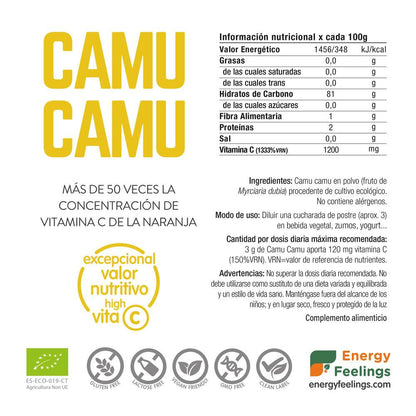 Camu Camu BIO in polvere Energy Feelings 100 g