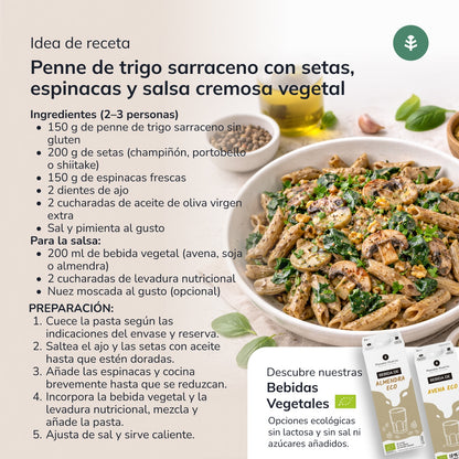Maccheroni di grano saraceno ECO senza glutine Planeta Huerto 500 g