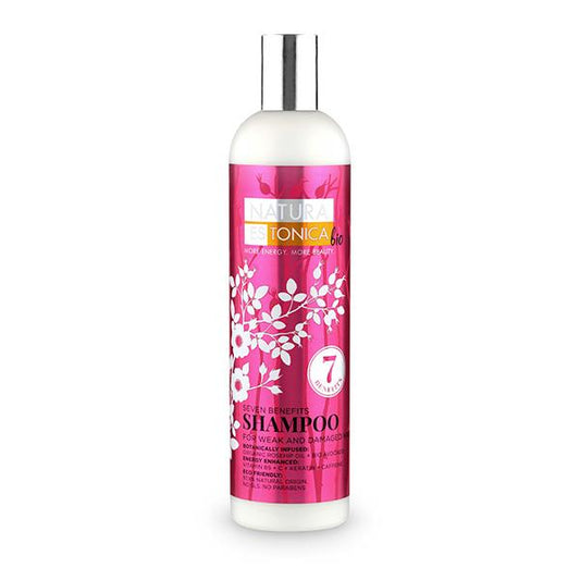 Shampooing pour cheveux fragiles et abîmés 7 benefits Natura Estonica 400 ml