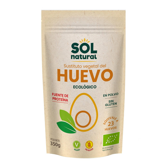 Substitut végétal à l'œuf en poudre bio Sol Natural 350 g
