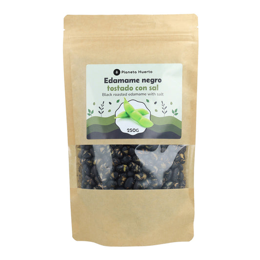 Toasted black edamame with salt PLaneta Huerto 250gr