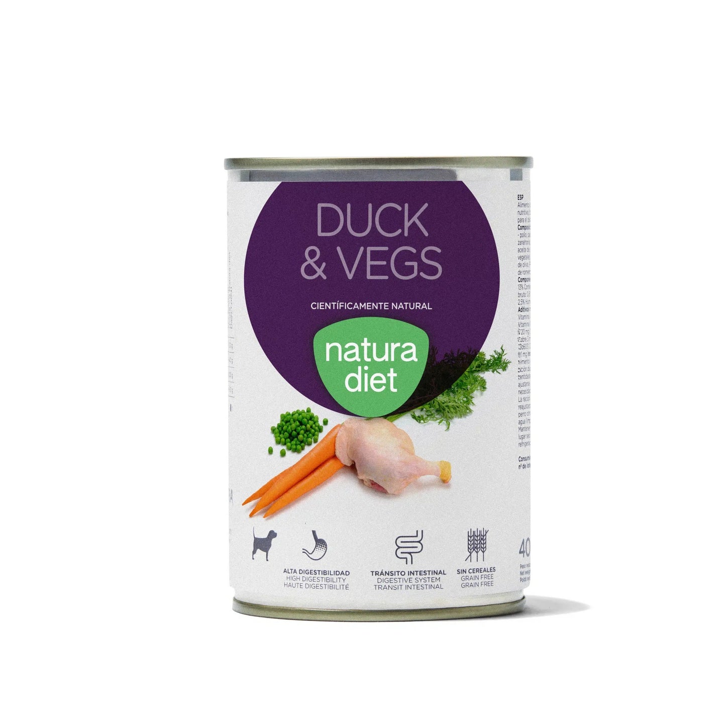 Natura Diet Dog Duck & Vegs Cibo umido per cani 400 g
