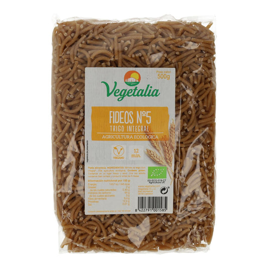 Makaron nr 5 z pełnoziarnistej pszenicy Bio Vegetalia 500 g