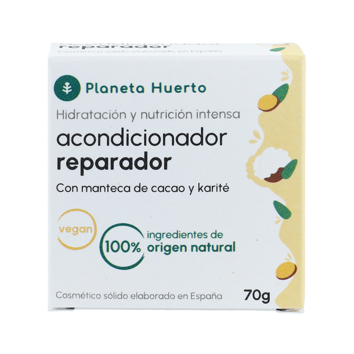 Reparerande fast balsam Planeta Huerto 85 g