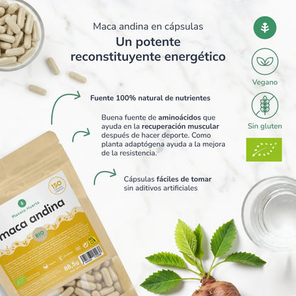 Bio Maca Planeta Huerto 150 Kapseln
