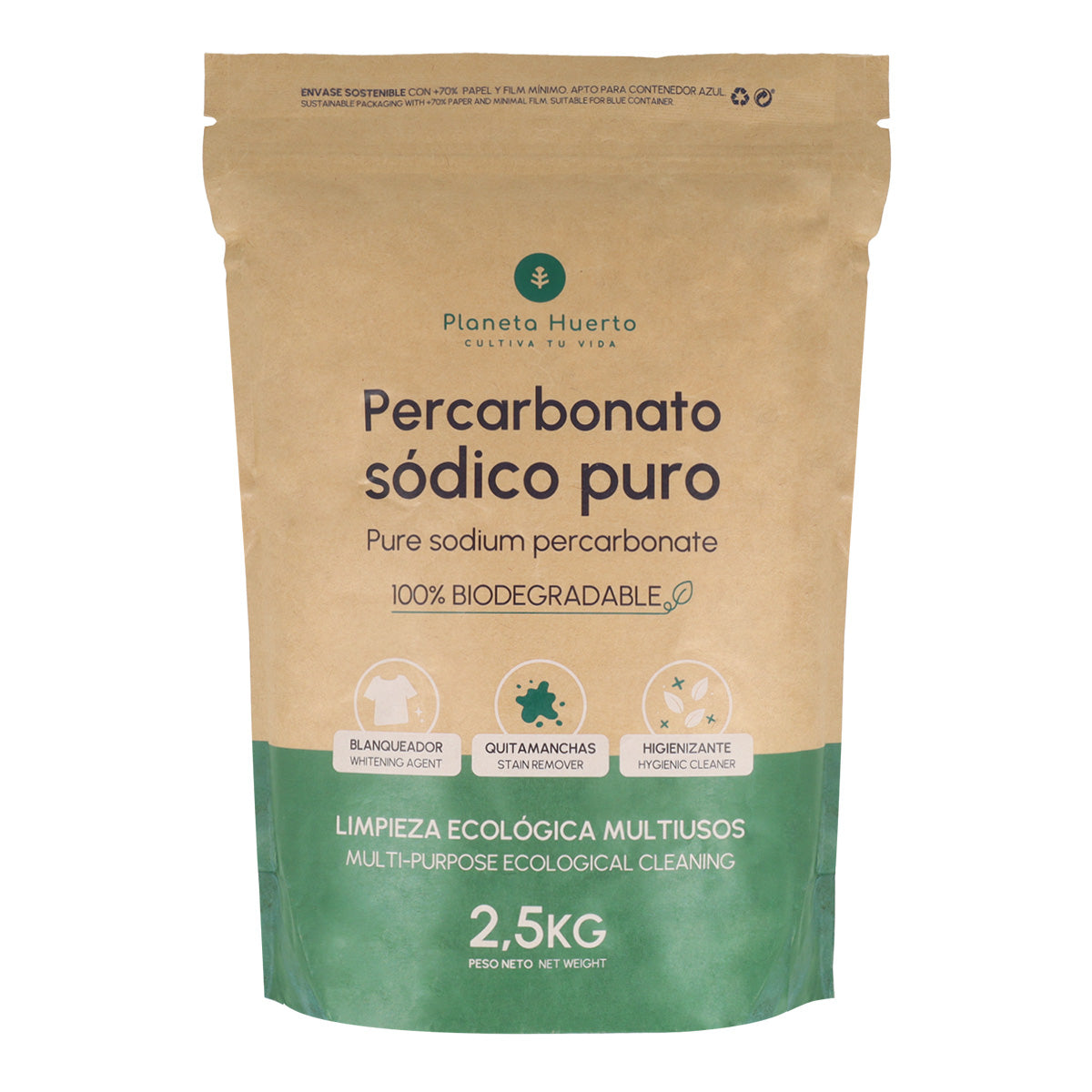 Percarbonate de sodium Planeta Huerto 2,5 kg