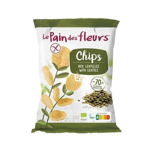 Chipsy z soczewicy bezglutenowej Le Pain des Fleurs 50 g