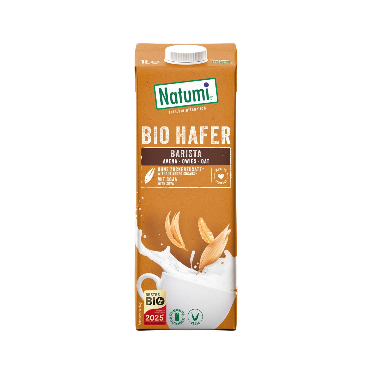 Pack of 6 x Natumi Organic Barista Oat Drink 1 L