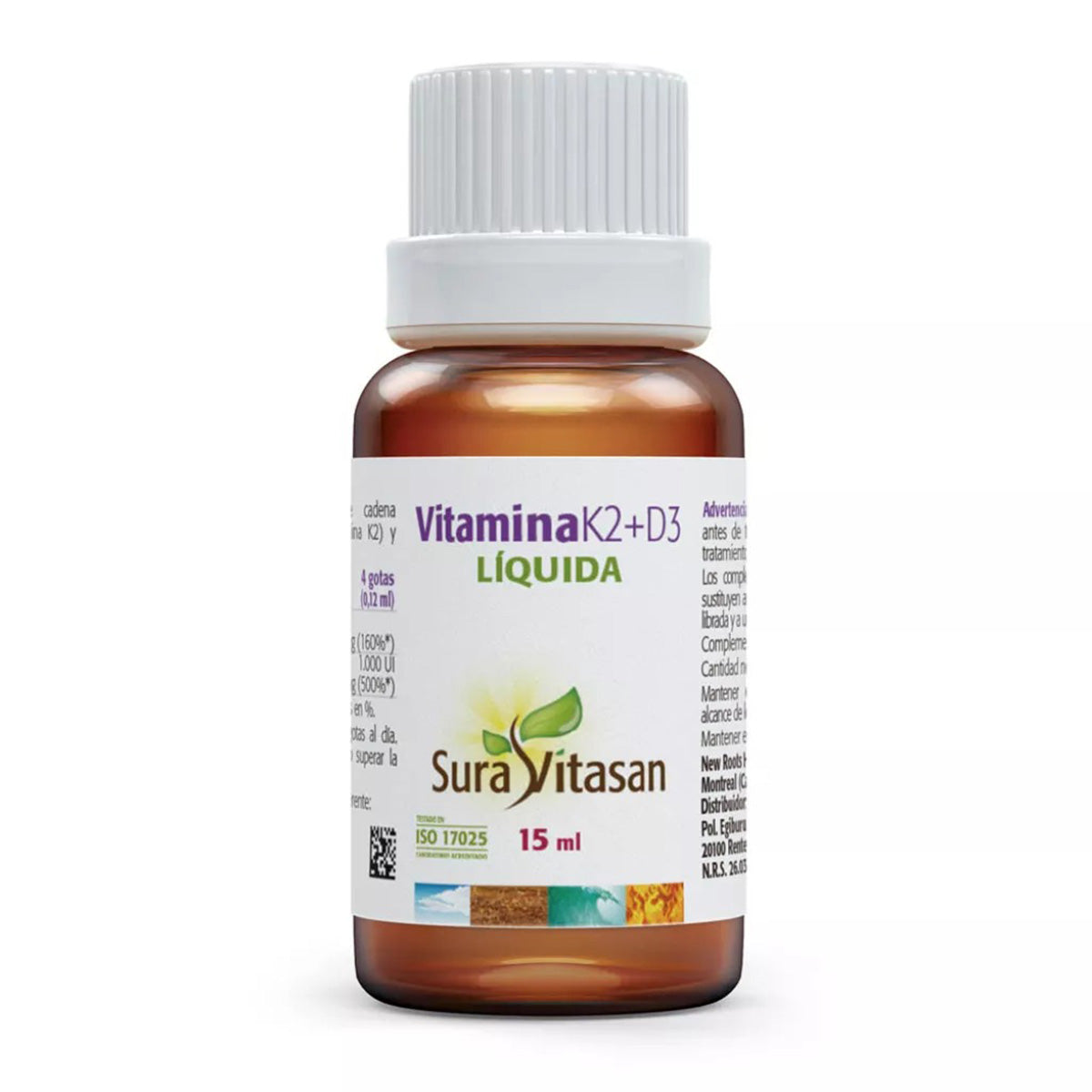 Vitamina K2+D3, Sura Vitasan, 15 ml