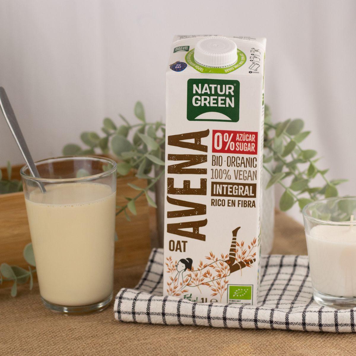 Bevanda di avena integrale 0% zuccheri Bio NaturGreen 1 L