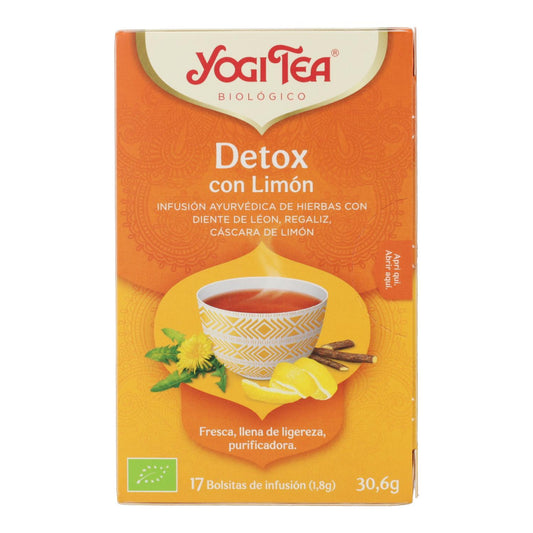 Yogi Tea Organic Detox with Lemon 17 Tea Bags