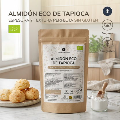 Almidón de tapioca Sin Gluten ECO Planeta Huerto 250 g