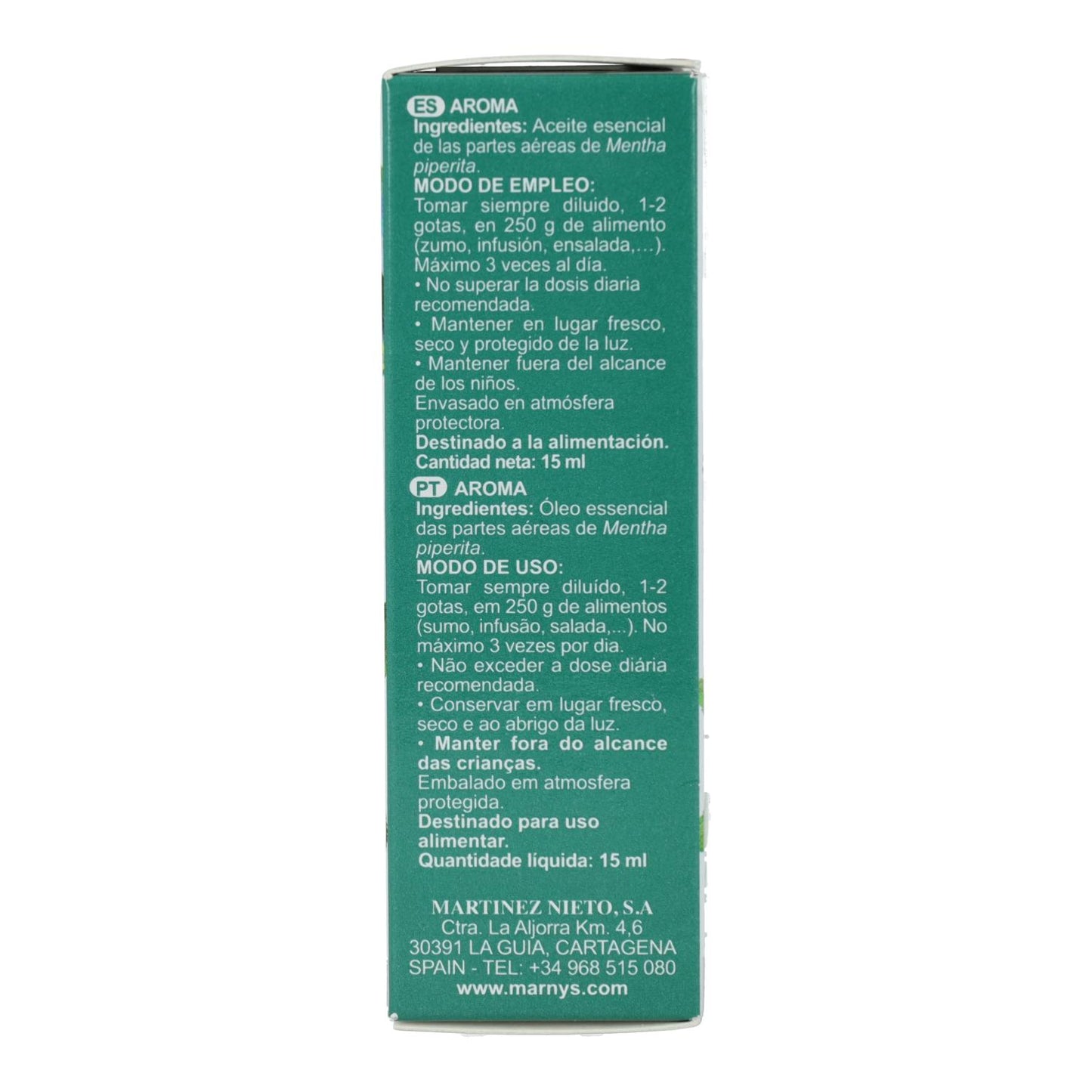 Ätherisches Pfefferminzöl Marnys 15 ml