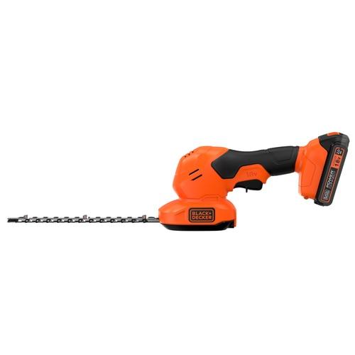 Kit forbice tagliaerba + tagliasiepi con batteria 18V 2Ah al litio Black+Decker BCSS18D1-QW
