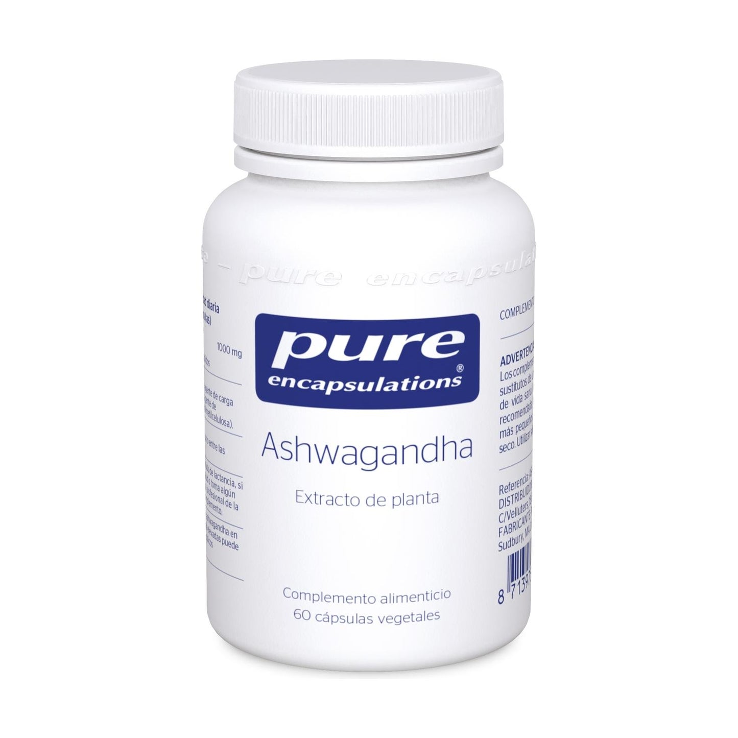 Ashwagandha 60 gélules Pure Encapsulations