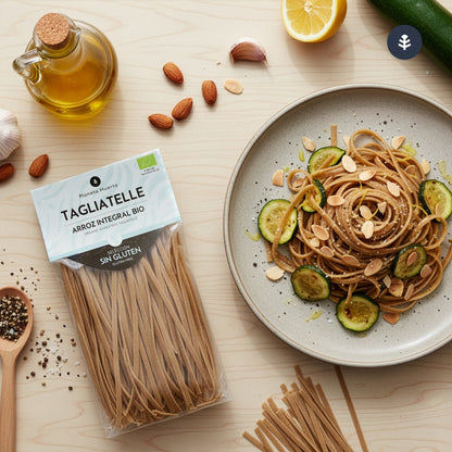 Glutenfreie Vollkorn-Reisnudeln ECO von Planeta Huerto 350 g