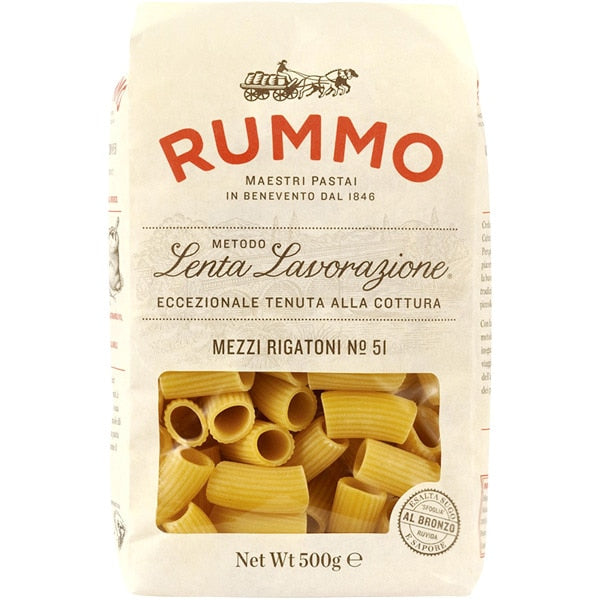 Mezzi Rigatoni Nr. 51 Nudeln Rummo 500 g