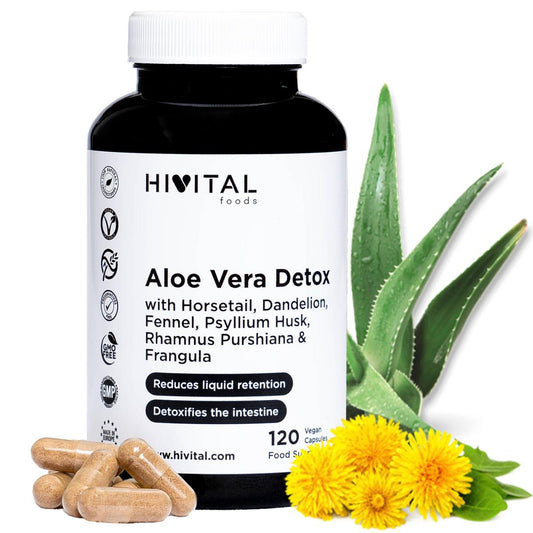 Aloe vera detox 120 veganska kapslar Hivital