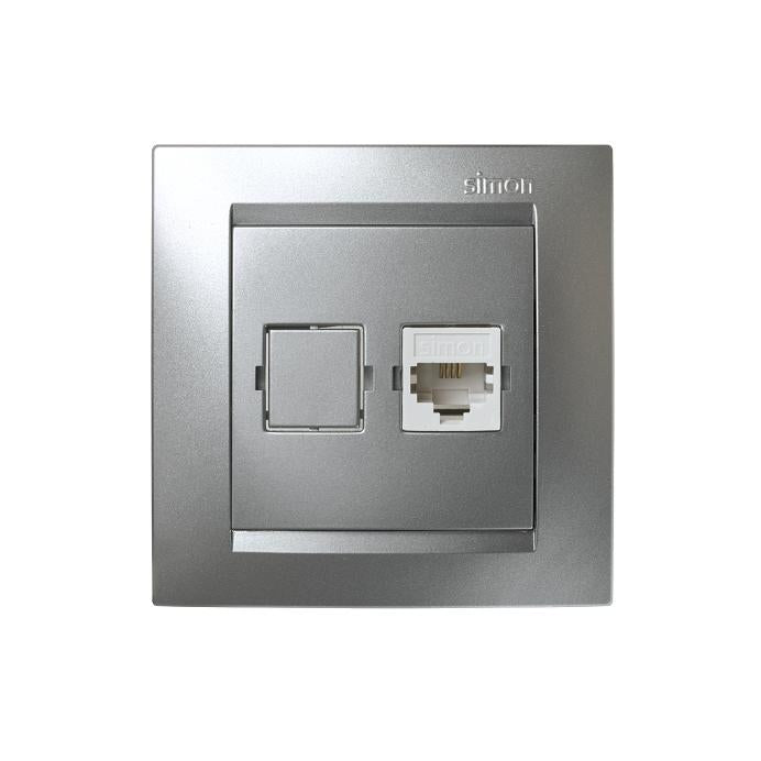 Simon 15 Telefonhalterung Aluminium