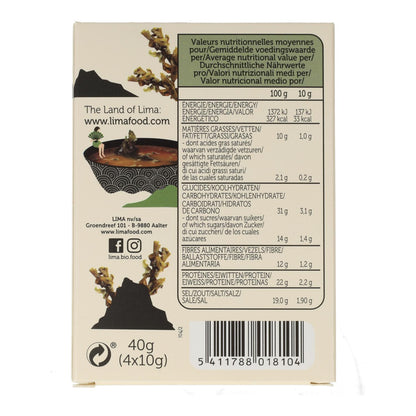 Traditionelle Instant-Miso-Suppe ECO Lima 4x10 g