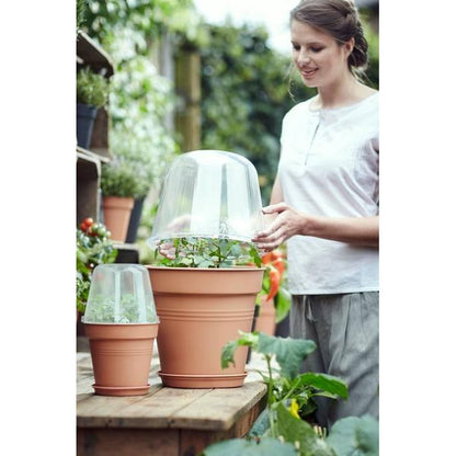 Gewächshausabdeckung für Blumentöpfe Green Basics Elho 17 cm