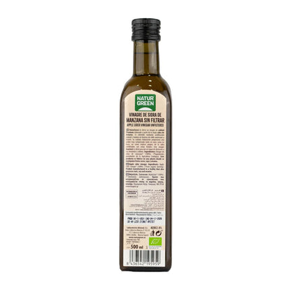 NaturGreen Organic Unfiltered Apple Cider Vinegar 500 ml