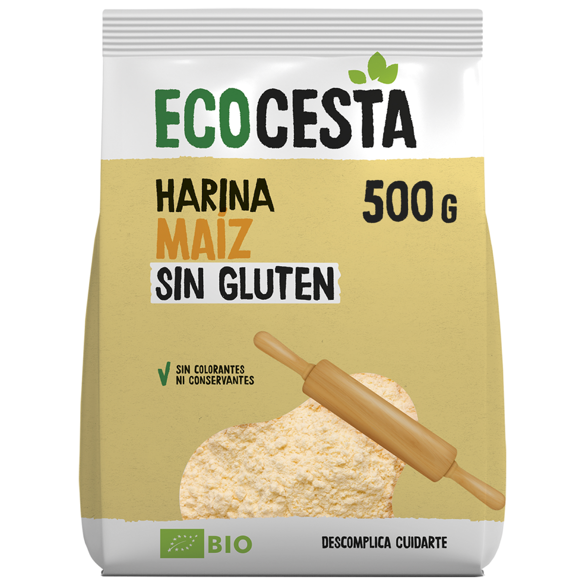 Farine de maïs bio, 500 g Ecocesta
