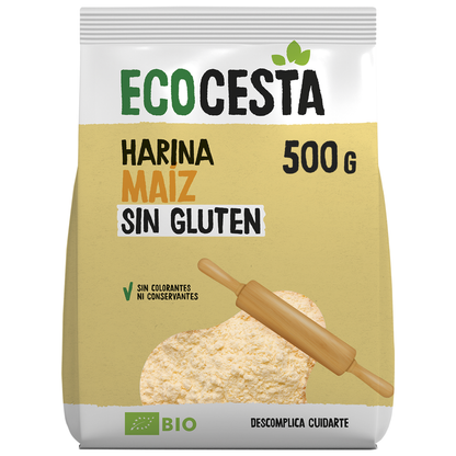 Farine de maïs bio, 500 g Ecocesta